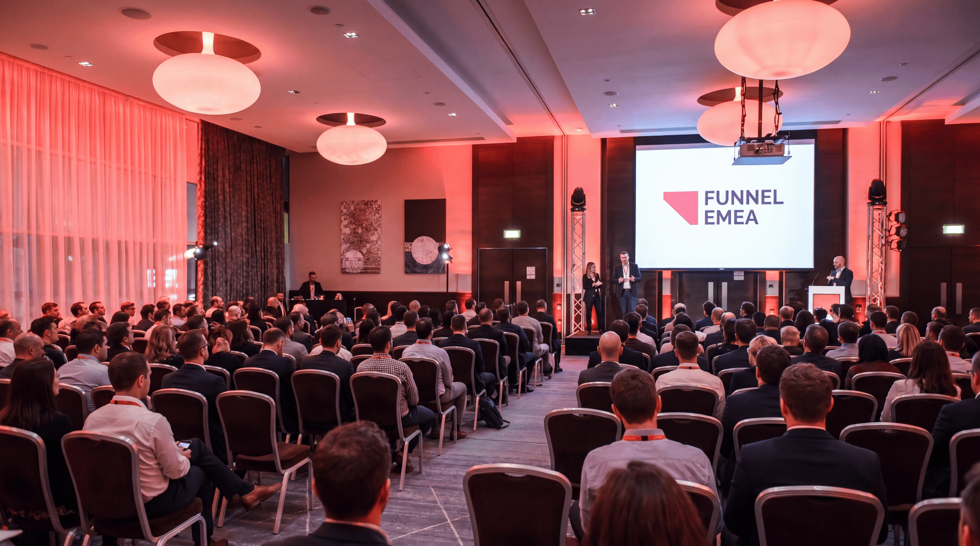 Funnel EMEA main conference hall